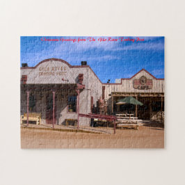 Gila River Trading Post. Julhälsningar Pussel