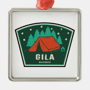 Gila Wilderness New mexico Camping Julgransprydnad Metall