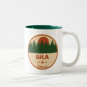 Gila Wilderness New mexico Två-Tonad Mugg