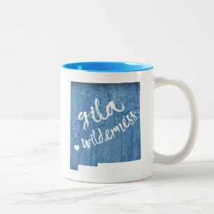 Gila Wilderness New mexico Wood Grain Två-Tonad Mugg