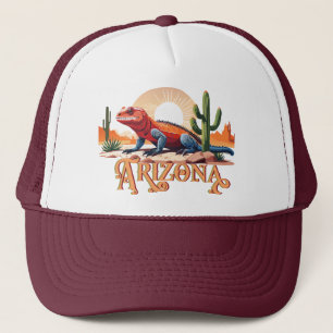Gilaödla i öken märkt Arizona Keps