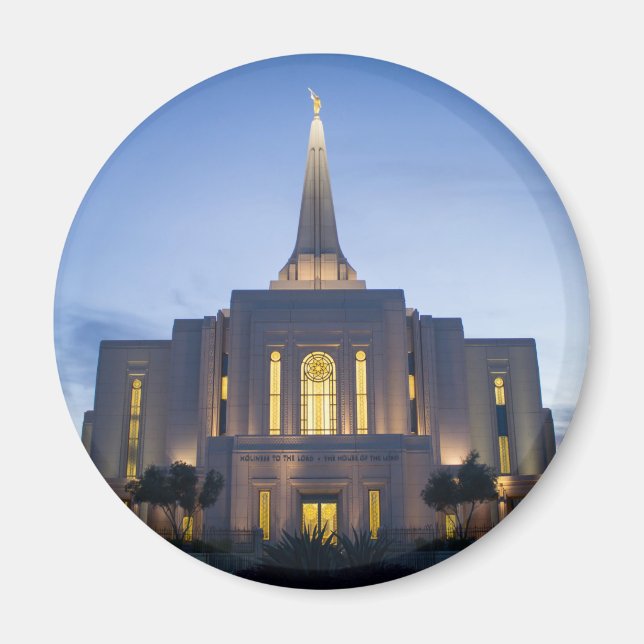 GIlbert Arizona LDS Temple Magnet (Framsidan)