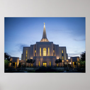 Gilbert Arizona LDS Temple Poster