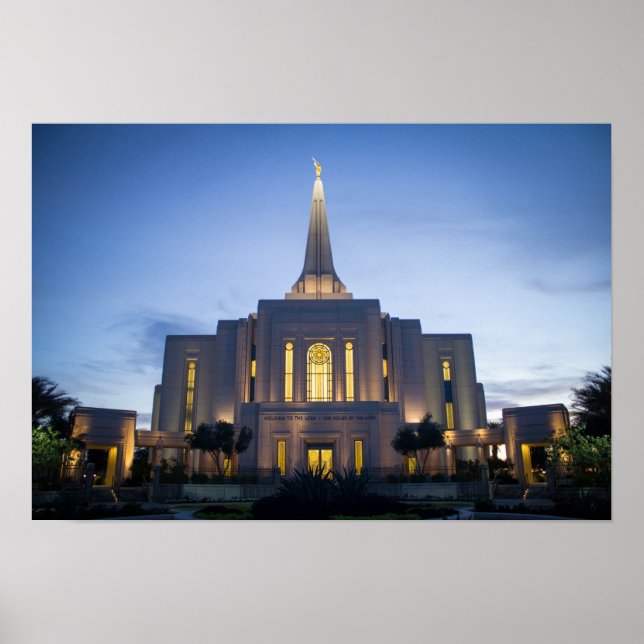 Gilbert Arizona LDS Temple Poster (Framsidan)