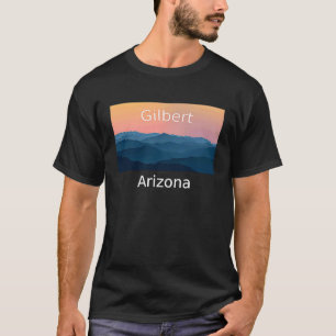 Gilbert Arizona Mountain sunset hometown T Shirt