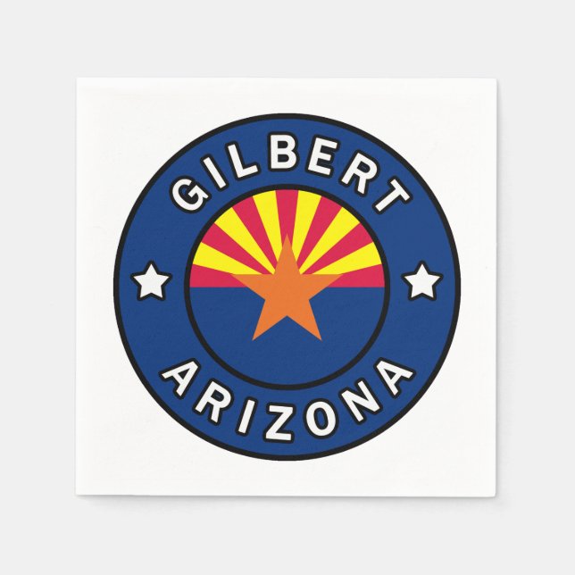 Gilbert Arizona Pappersservett (Framsidan)