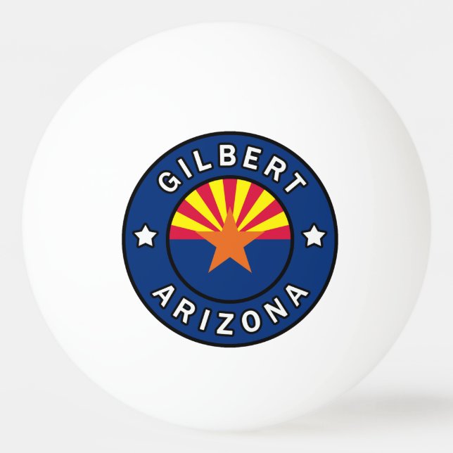 Gilbert Arizona Pingisboll (Framsidan)