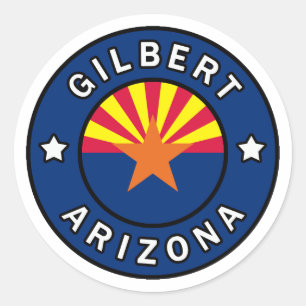Gilbert Arizona Runt Klistermärke