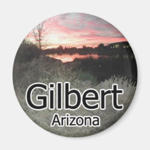 Gilbert Arizona solnedgångmagnet Magnet