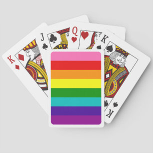 Gilbert Baker Gay pride Flagga Rainbow Rand Casinokort