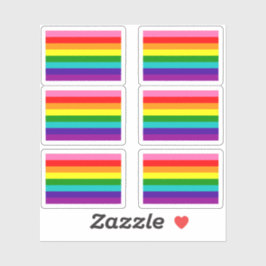 Gilbert Baker Pride Flag Stickerpaket Klistermärken