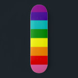 Gilbert Baker Pride Flagga Repeat Rainbow Rand ska Mini Skateboard Bräda 18,5 Cm<br><div class="desc">det ursprungliga pridet färg med rosa inkluderat; upprepa rand mönster; utvidgat</div>