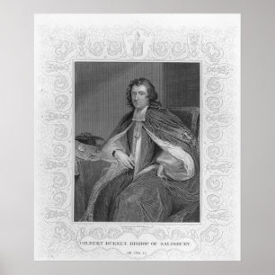 Gilbert Burnet, biskop till Salisbury Poster