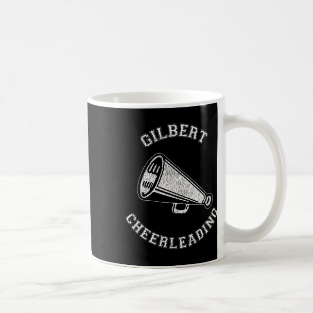 Gilbert Cheer Distressed Retro 90-talet Cheerleade Kaffemugg (Höger)