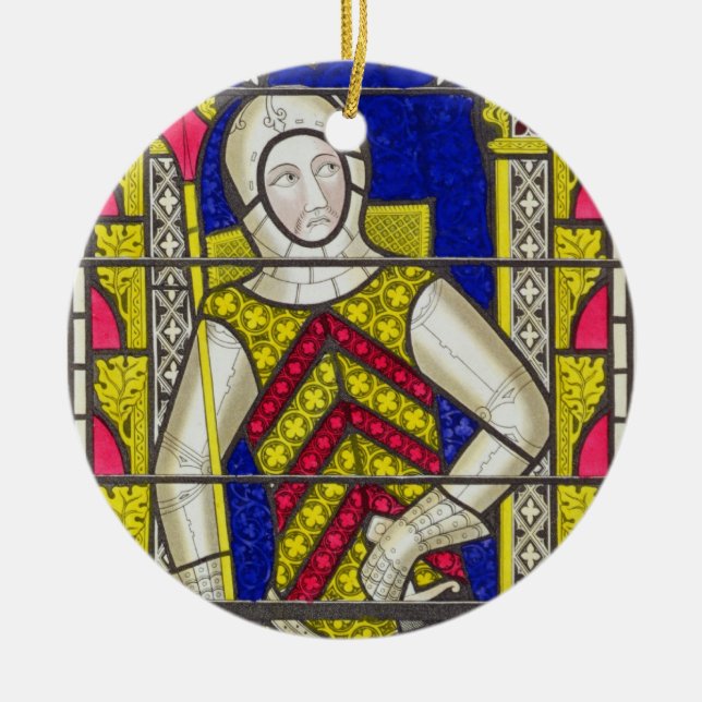 Gilbert de Clare, 3rd Earl av Gloucester (1243-95) Julgransprydnad Keramik (Framsidan)
