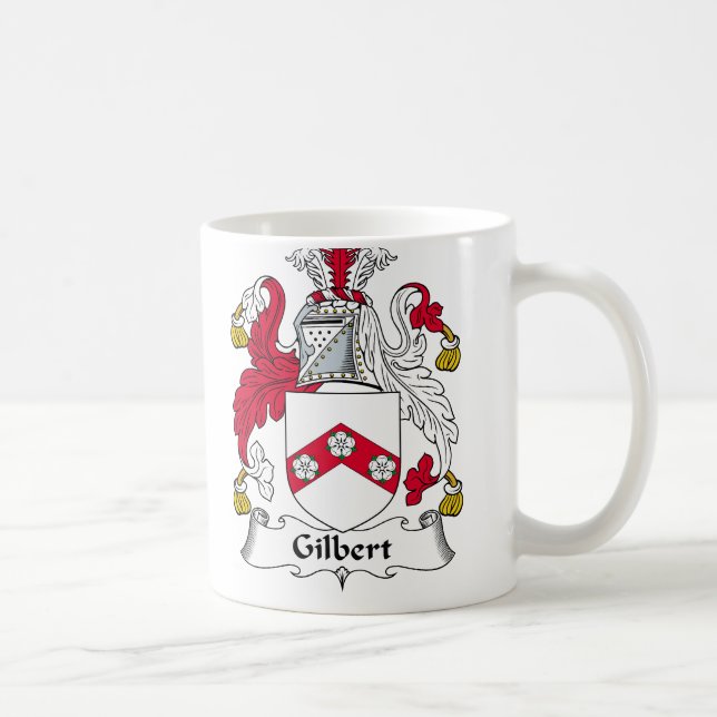 Gilbert familjvapensköld kaffemugg (Höger)
