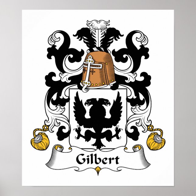 Gilbert Family Crest Poster (Framsidan)