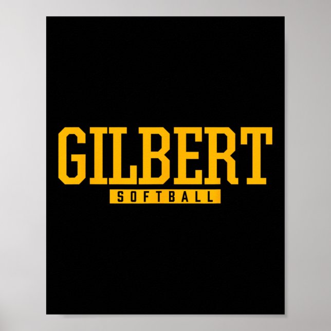 Gilbert High School Softboll  Poster (Framsidan)