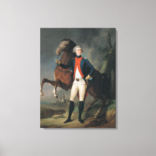Gilbert Motier Marquis de la Fayette, 1788 Canvastryck