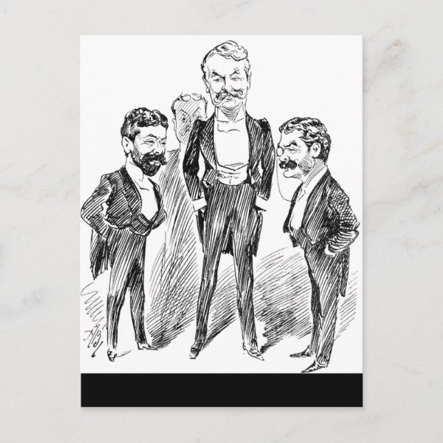 gilbert och sullivan vykort (Framsida)