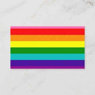 Gilbert Pride Flagga Visitkort