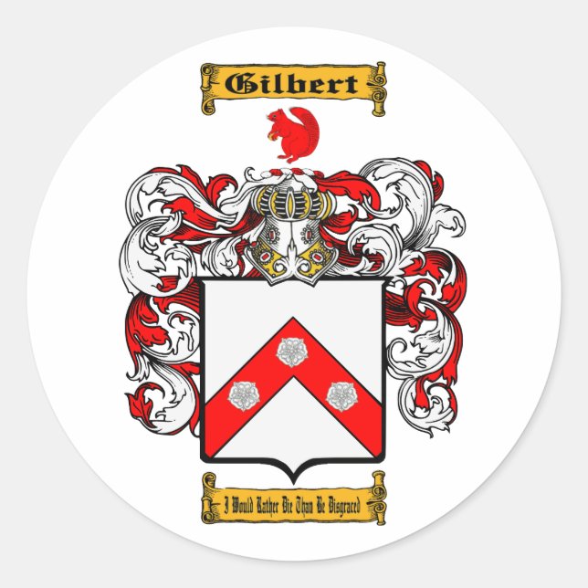 Gilbert Runt Klistermärke (Framsida)