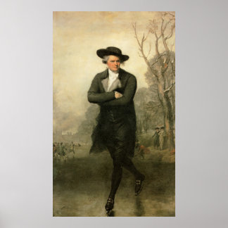 Gilbert Stuart Skaterna William Grant Porträtt Poster