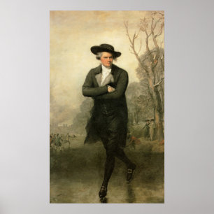 Gilbert Stuart skaterWilliam det anslags- porträtt Poster