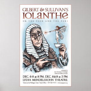 Gilbert & Sullivans Iolanthe Poster