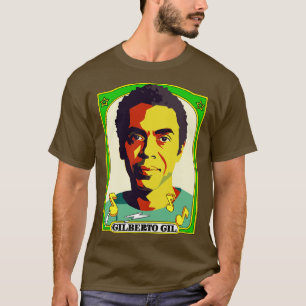 Gilberto Gil Retro Original Fläkt Art Design T Shirt