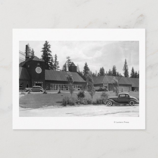 Gilchrist, Oregon Commercial Center View Vykort (Framsida)