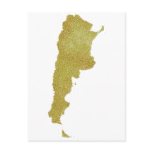 Gilded Argentina Karta - Argentina Dorada