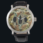 Gilded Asian Medallion by Vision Studio Armbandsur<br><div class="desc">Unik utskrift av en gyllene asiatisk medallion av Vision Studio. En regnbåge av autologt färg i öga,  ge medaljonen varmt mot den svarta bakgrunden. Hämta ditt exemplar idag!</div>