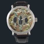 Gilded Asian Medallion by Vision Studio Armbandsur<br><div class="desc">Unik utskrift av en gyllene asiatisk medallion av Vision Studio. En regnbåge av autologt färg i öga,  ge medaljonen varmt mot den svarta bakgrunden. Hämta ditt exemplar idag!</div>