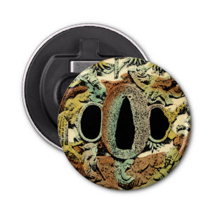 Gilded Asian Medallion by Vision Studio Flasköppnare