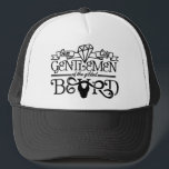 Gilded Beard Black Logotyp - Hat Truckerkeps<br><div class="desc">Bara ett sätt att visa kärlek för Beards och Mustacher!</div>