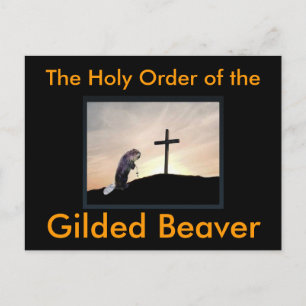 Gilded Beaver-postkortens Heliga Vykort