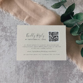 Gilded Blommigt Coordinate | Cream Grått QR-OSA Tilläggskort