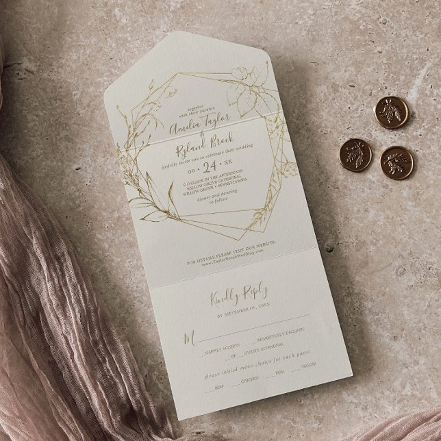 Gilded Blommigt | Cream och Guld Bröllop (Skapare uppladdad)