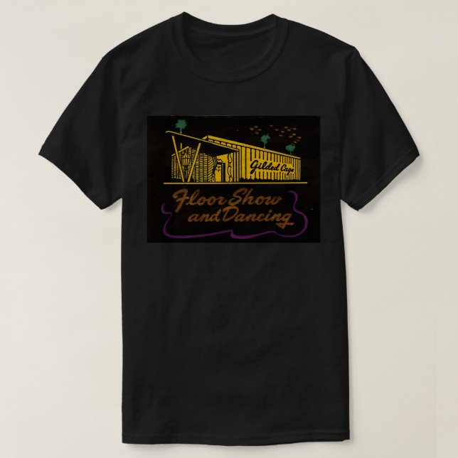 Gilded Cage Phoenix Arizona NightClub TShirt T Shirt (Design framsida)