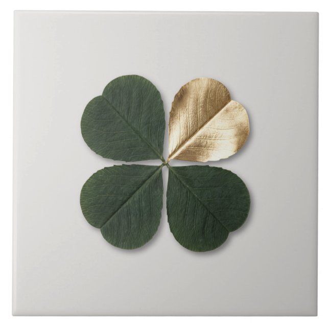 Gilded Clover Luxe Manifestation Decor Kakelplatta (Framsidan)