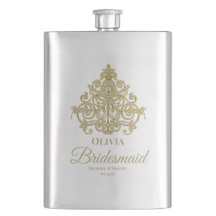 Gilded Elegance Monogrammed Classic-kolv Fickplunta
