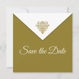 Gilded Elegance Save Date Spara Datumet