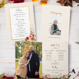 Gilded Fall Terracotta Blommigt Program