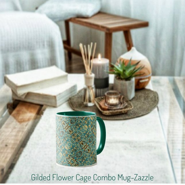 Gilded Flower Cage Mugg (Skapare uppladdad)