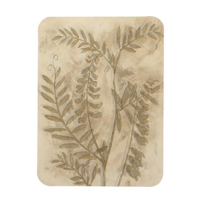 Gilded Foliage I Magnet (Vertikal)