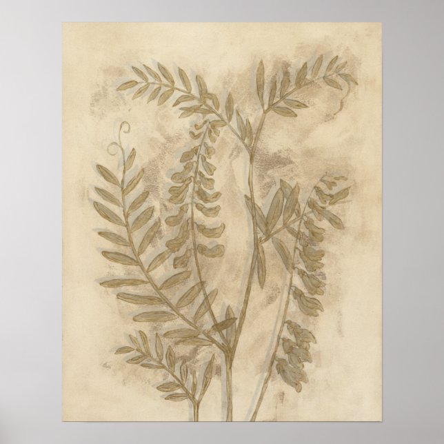 Gilded Foliage I Poster (Framsidan)