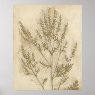 Gilded Foliage II Poster