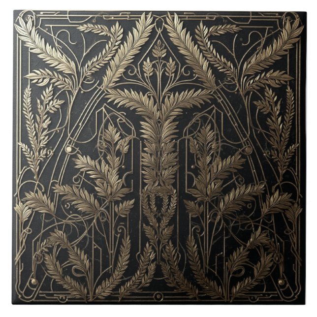 Gilded Grain Harvest Kakelplatta (Framsidan)