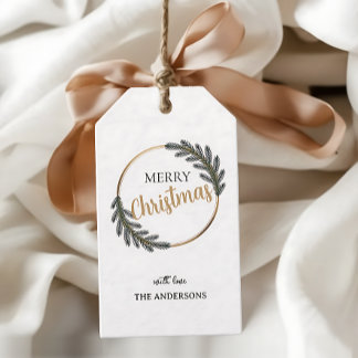 Gilded Greenery Holly Wandejul Gift Märkre Presentetikett